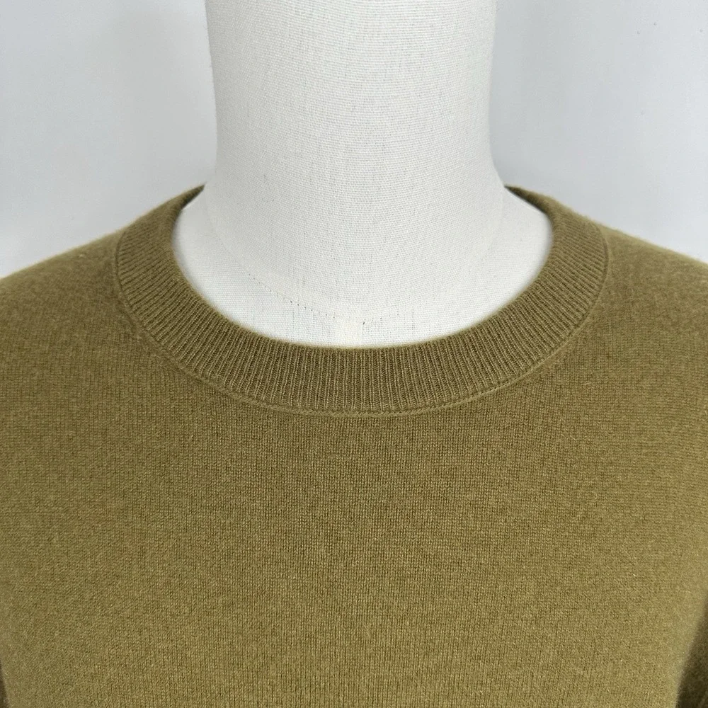 NWT Banana Republic Men's‎ Cashmere Crew Neck Sweater XXL TALL Nettle Leaf Green